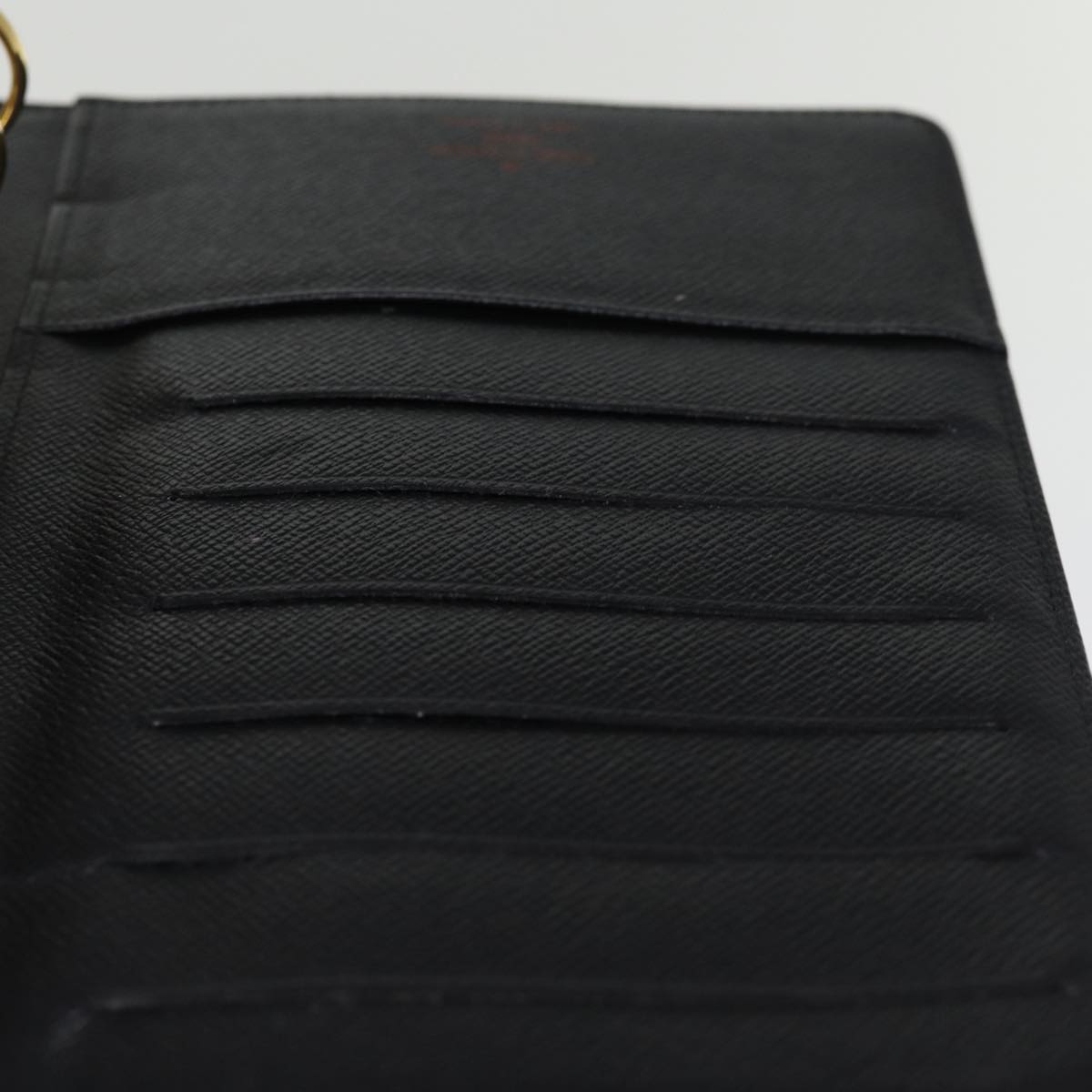 LOUIS VUITTON Epi Agenda MM Day Planner Cover Black R20042 LV 75520