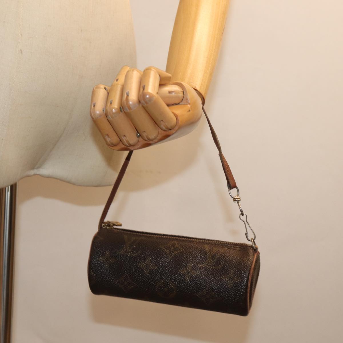 LOUIS VUITTON Monogram Papillon Pouch LV 75525