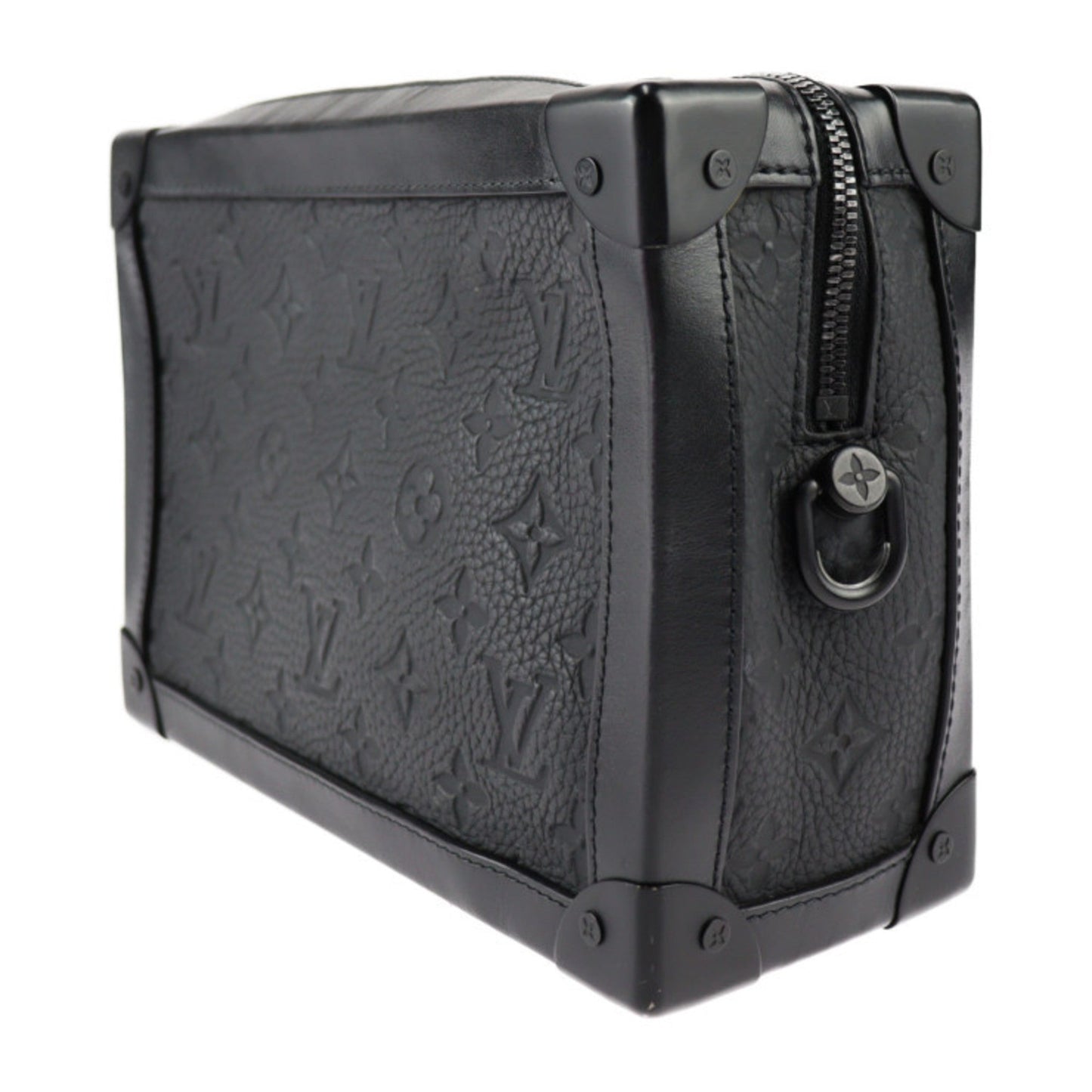 Louis Vuitton Soft Trunk Leather Shoulder Bag ()
