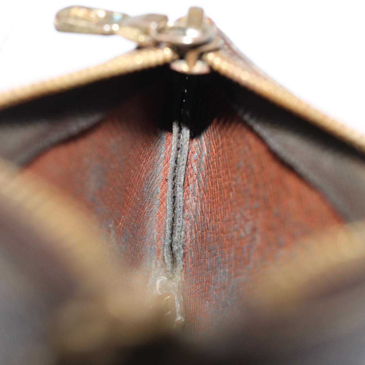 LOUIS VUITTON Monogram Pochette Cles Coin Purse M62650 LV 75659