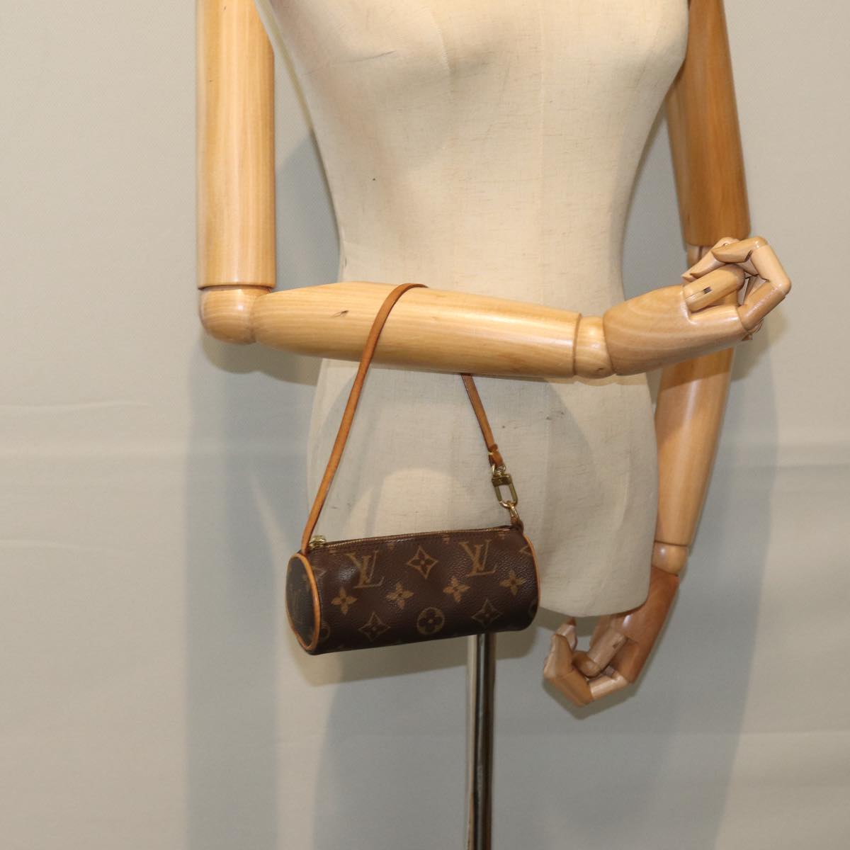 LOUIS VUITTON Monogram Papillon Pouch LV 75714