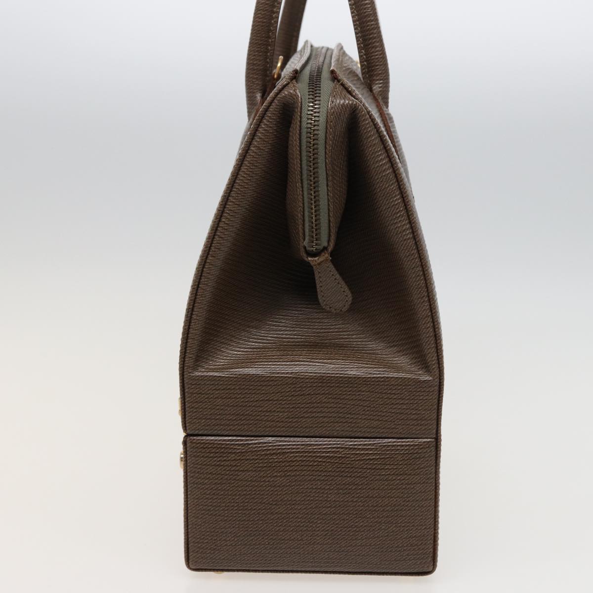 Luxury Fendi Hand Bag Leather 2way Brown75819