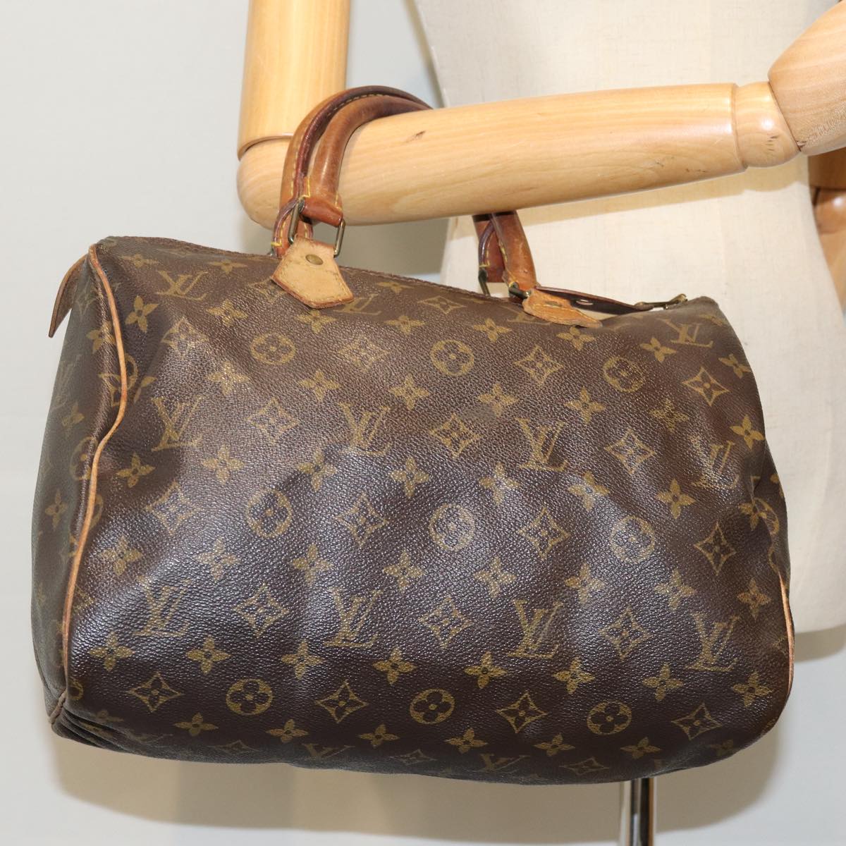 LOUIS VUITTON Monogram Speedy 30 Hand Bag M41526 LV 75904