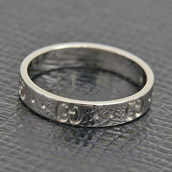 Luxury Gucci Trending 2025 White Gold Icon Ring 18
