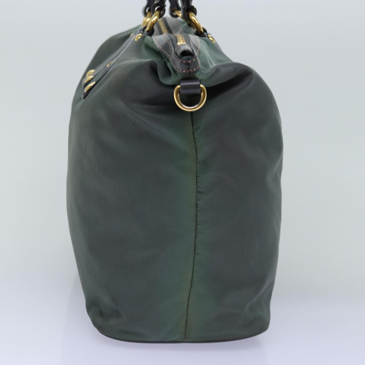 Luxury PradaHand Bag Nylon 2way Green 76129
