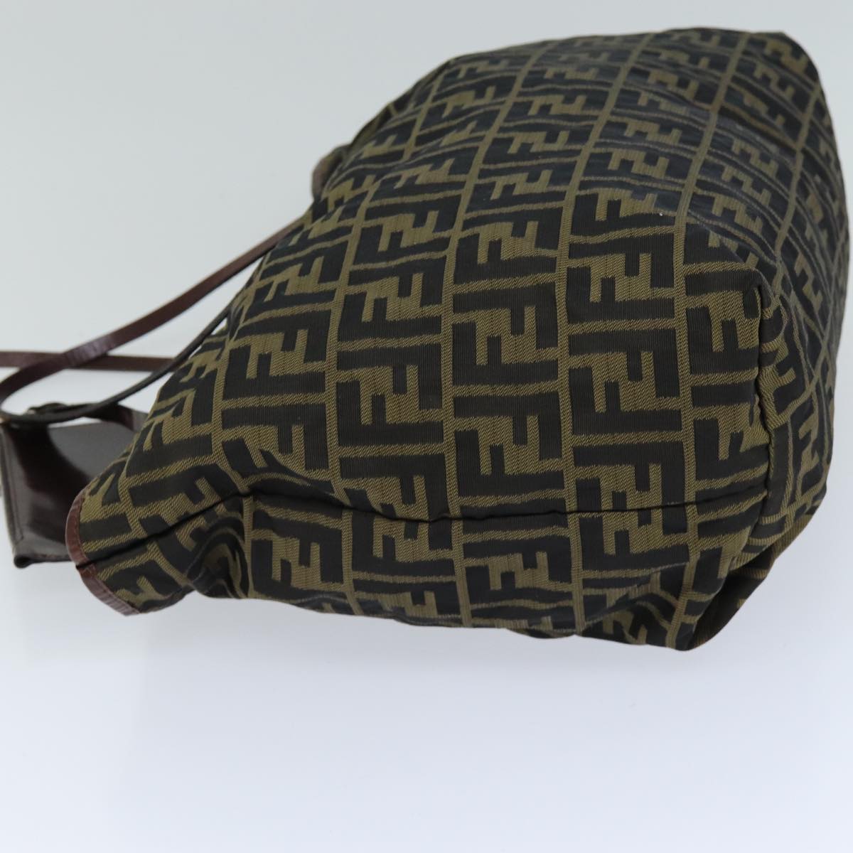 Luxury Fendi Zucca Canvas Tote Bag Black Brown76181
