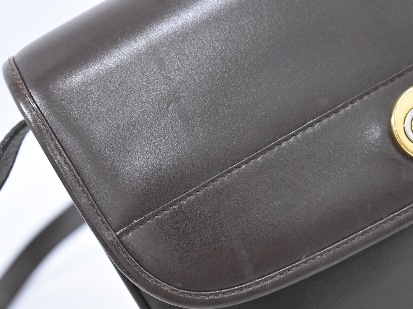 Gucci Vintage Leather Shoulder Bag