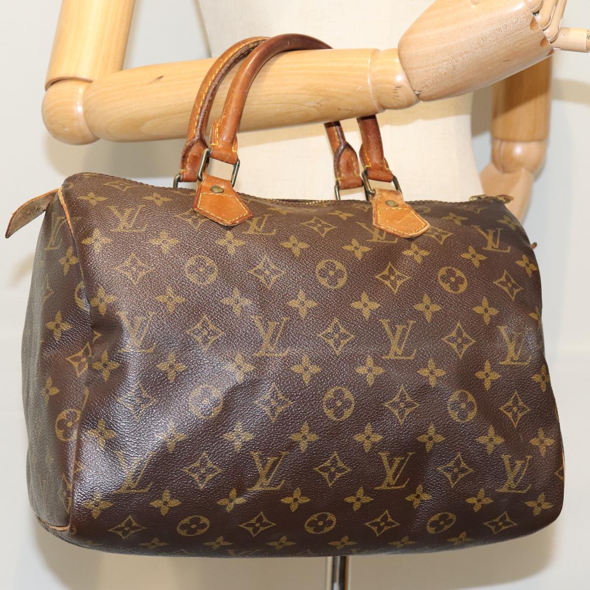 LOUIS VUITTON Monogram Speedy 30 Hand Bag M41526 LV 76564