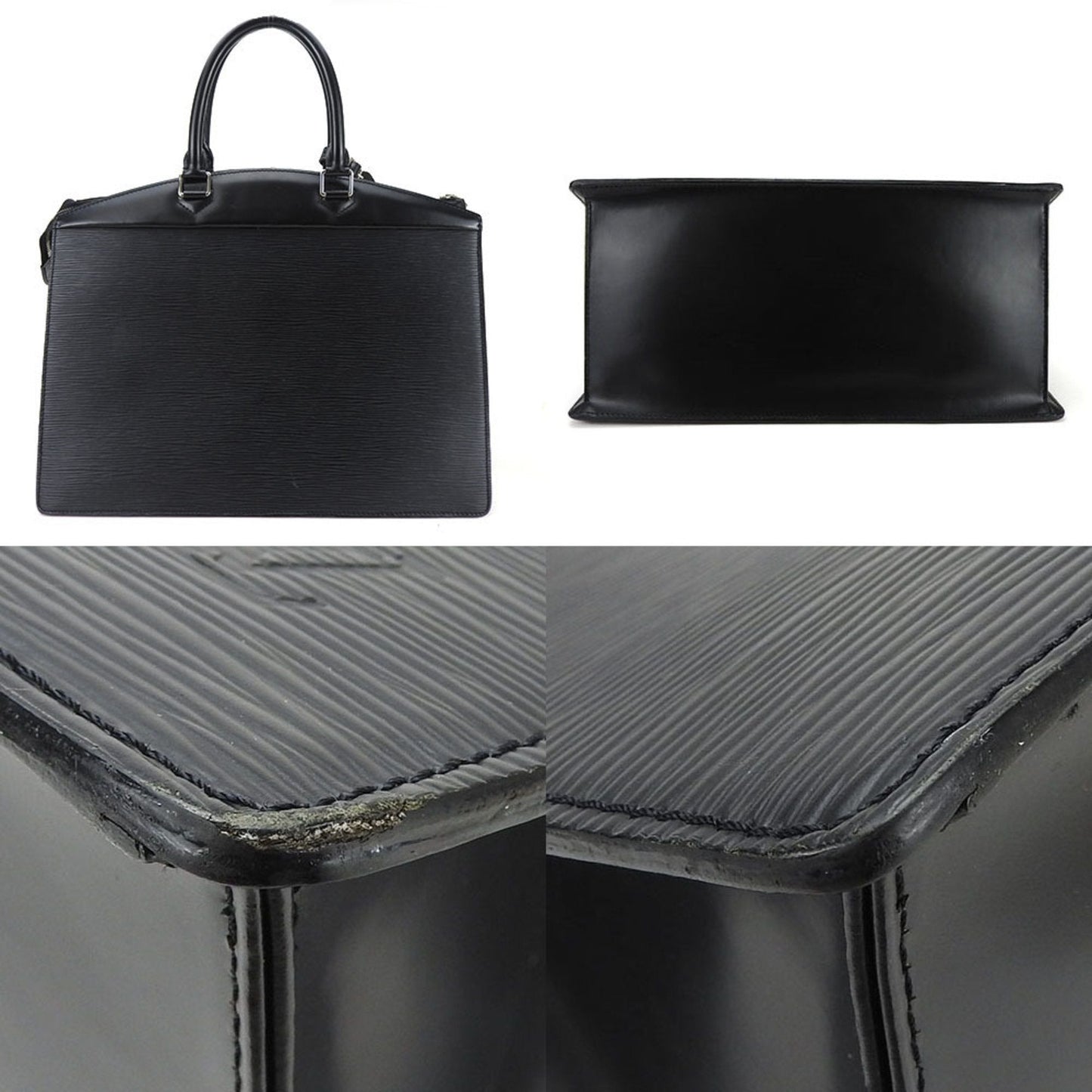 Louis Vuitton Riviera Leather Handbag ()