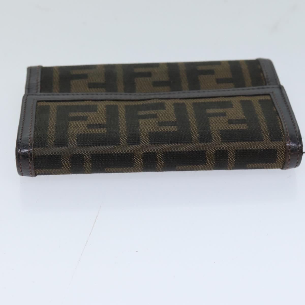Luxury Fendi Zucca Canvas Wallet Black Brown76700