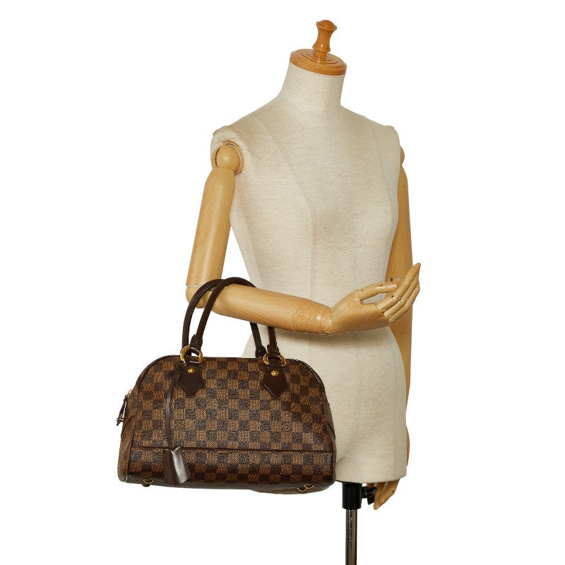 Louis Vuitton Duomo Handbag N60008 Eve Brown PVC Leather Louis Vuitton