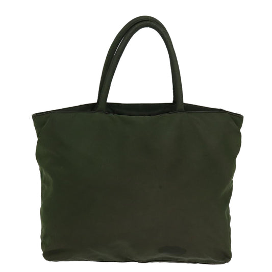 Luxury PradaTote Bag Nylon Khaki 77212