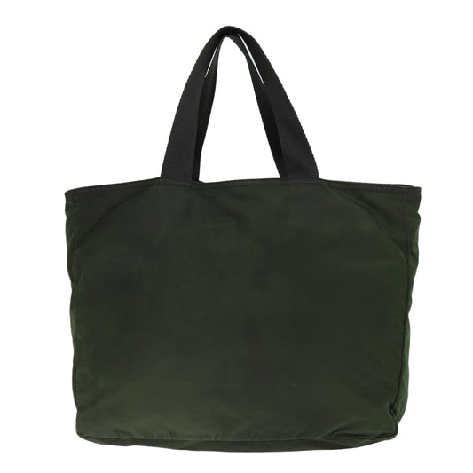 Luxury PradaTote Bag Nylon Khaki 77353