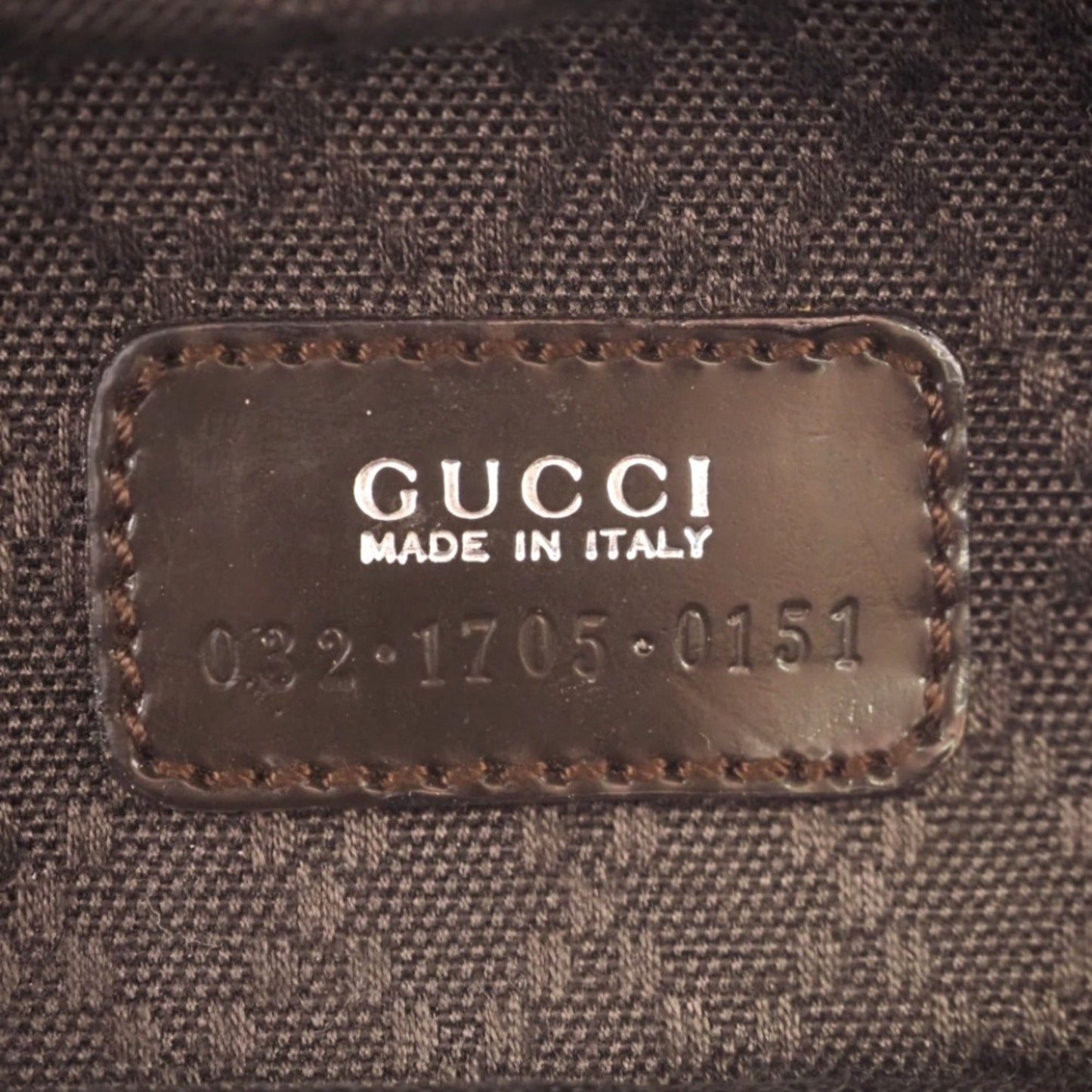 Gucci Bamboo Canvas Clutch Bag ()