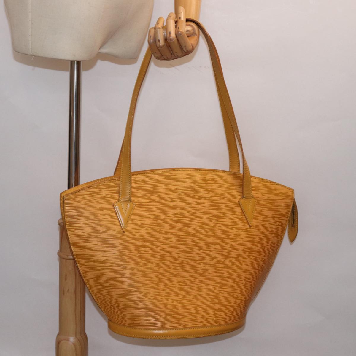 LOUIS VUITTON Epi Saint Jacques Shopping Shoulder Bag Yellow M52279 77922
