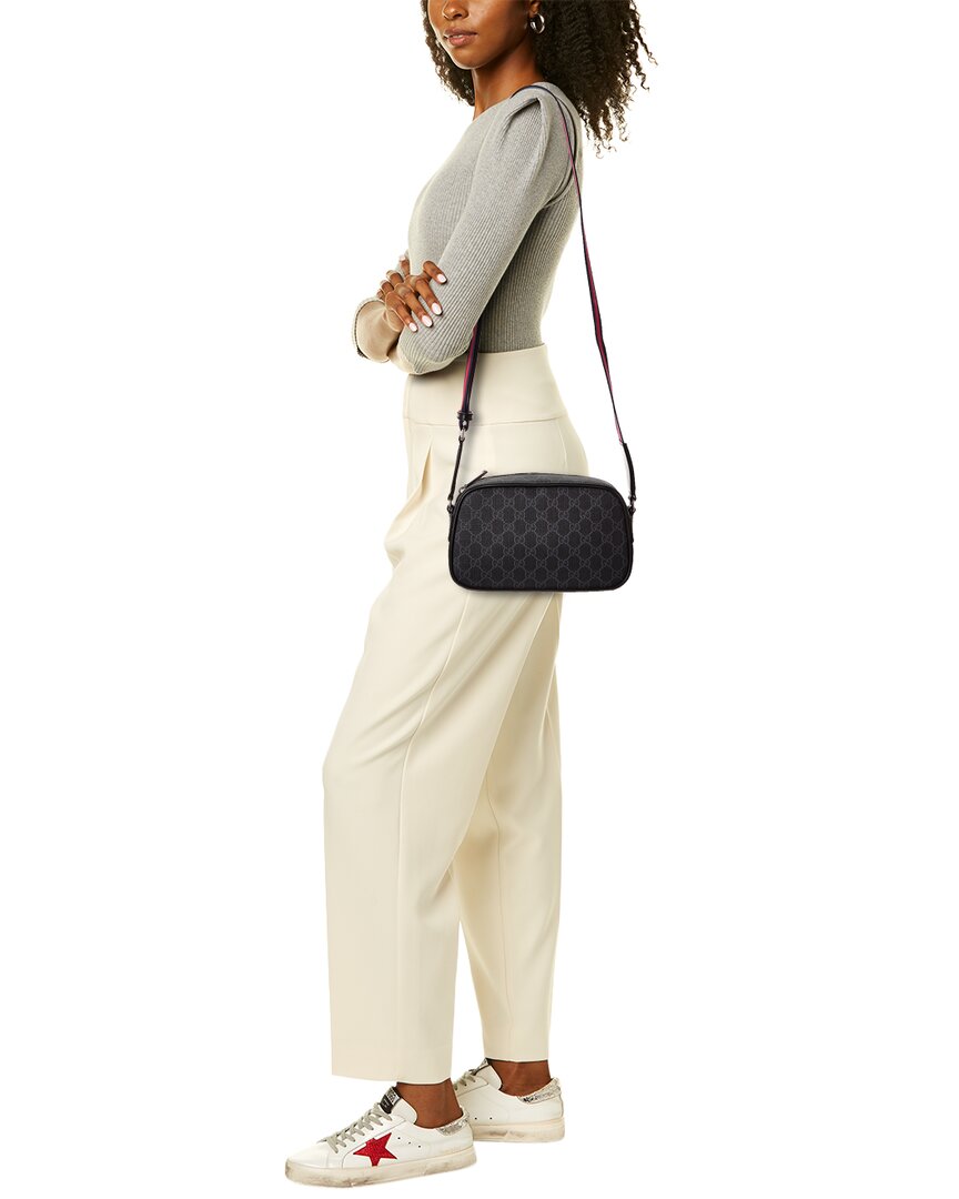 Gucci GG Supreme Canvas & Leather Crossbody
