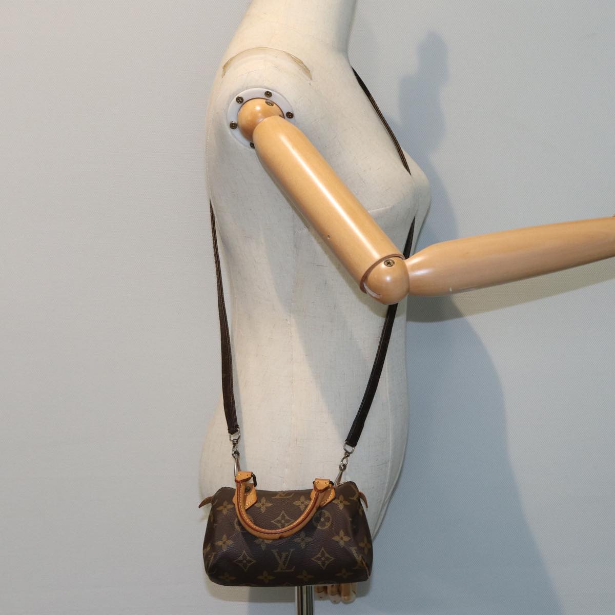 LOUIS VUITTON Monogram Mini Speedy Hand Bag M41534 LV 78005