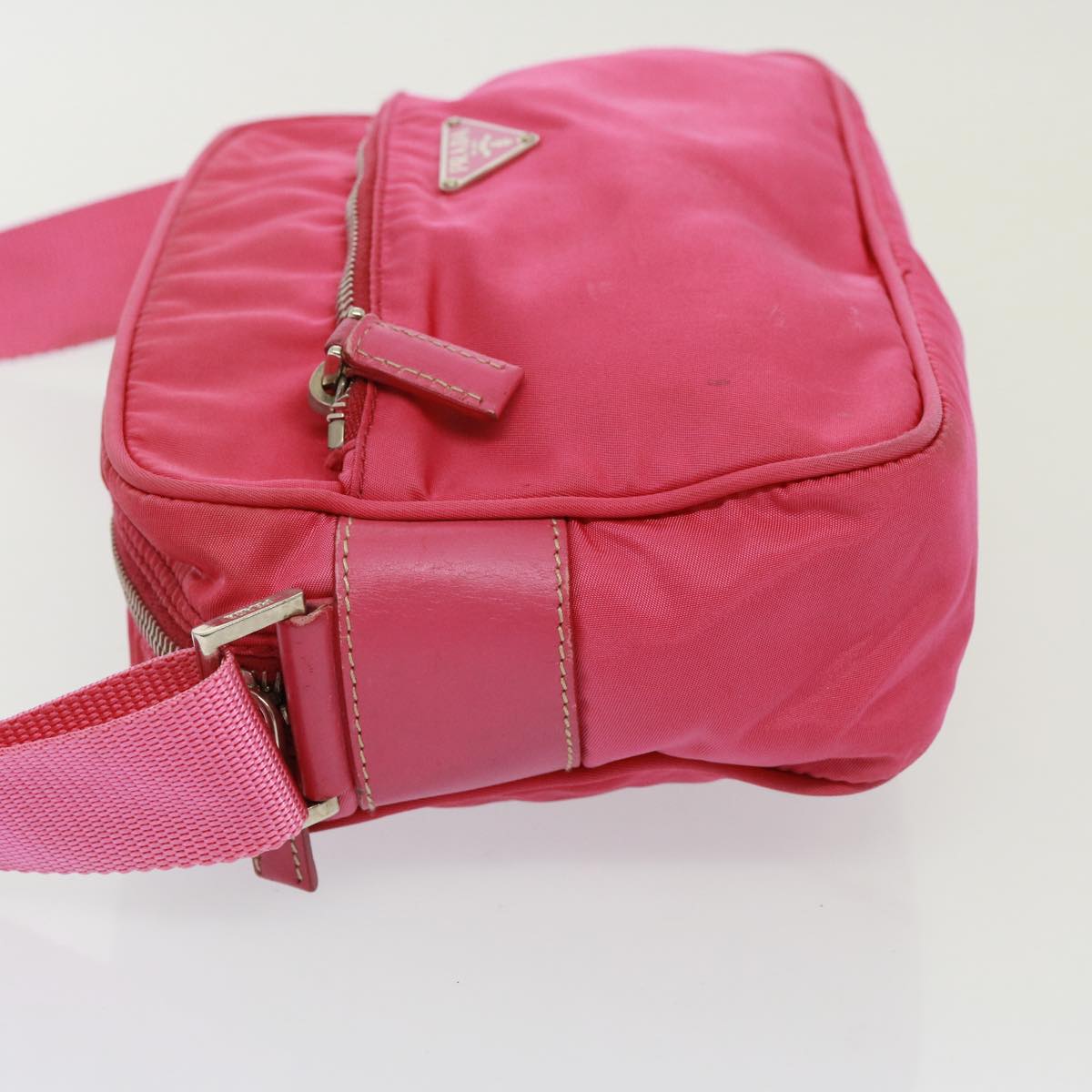 Luxury PradaShoulder Bag Nylon Pink 78078