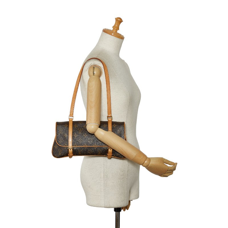 Louis Vuitton Monogram Marell Handbag M51157 Brown PVC Leather Louis Vuitton