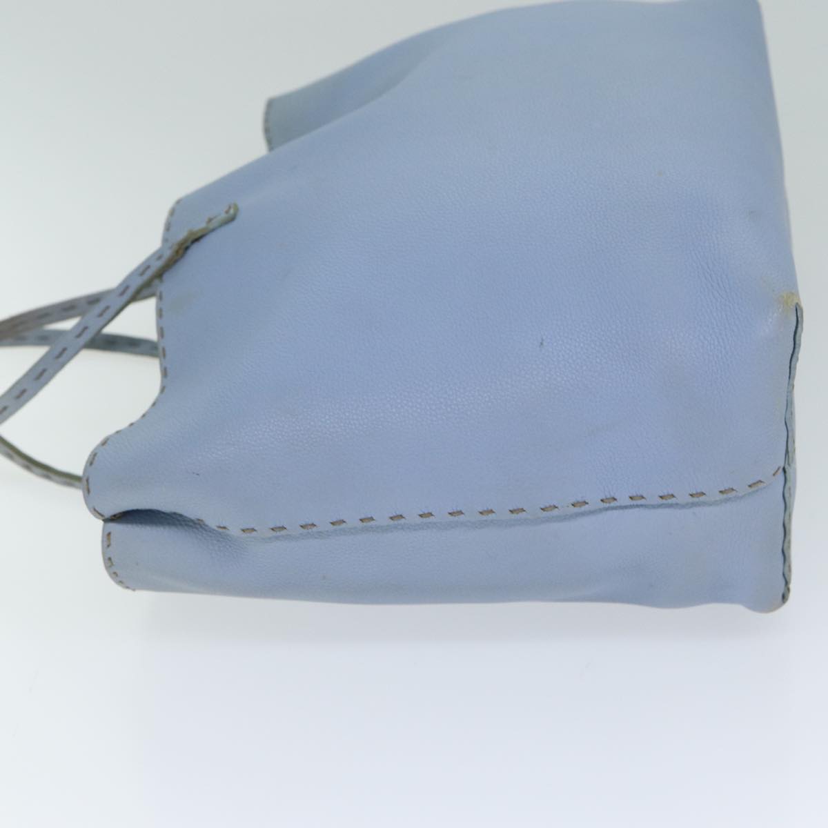 Luxury Fendi Celeria Tote Bag Leather Blue78824