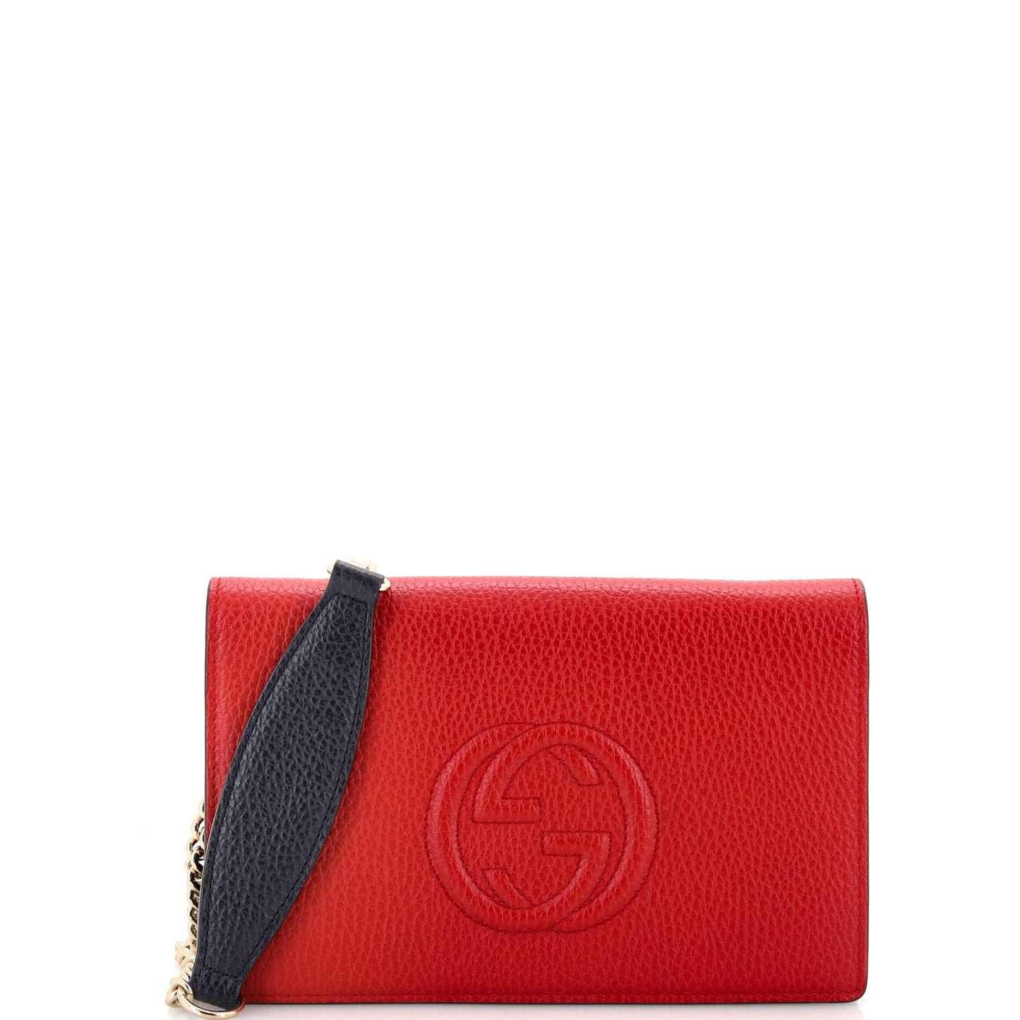 Luxury Gucci Trending 2025 Soho Wallet on Chain Leather