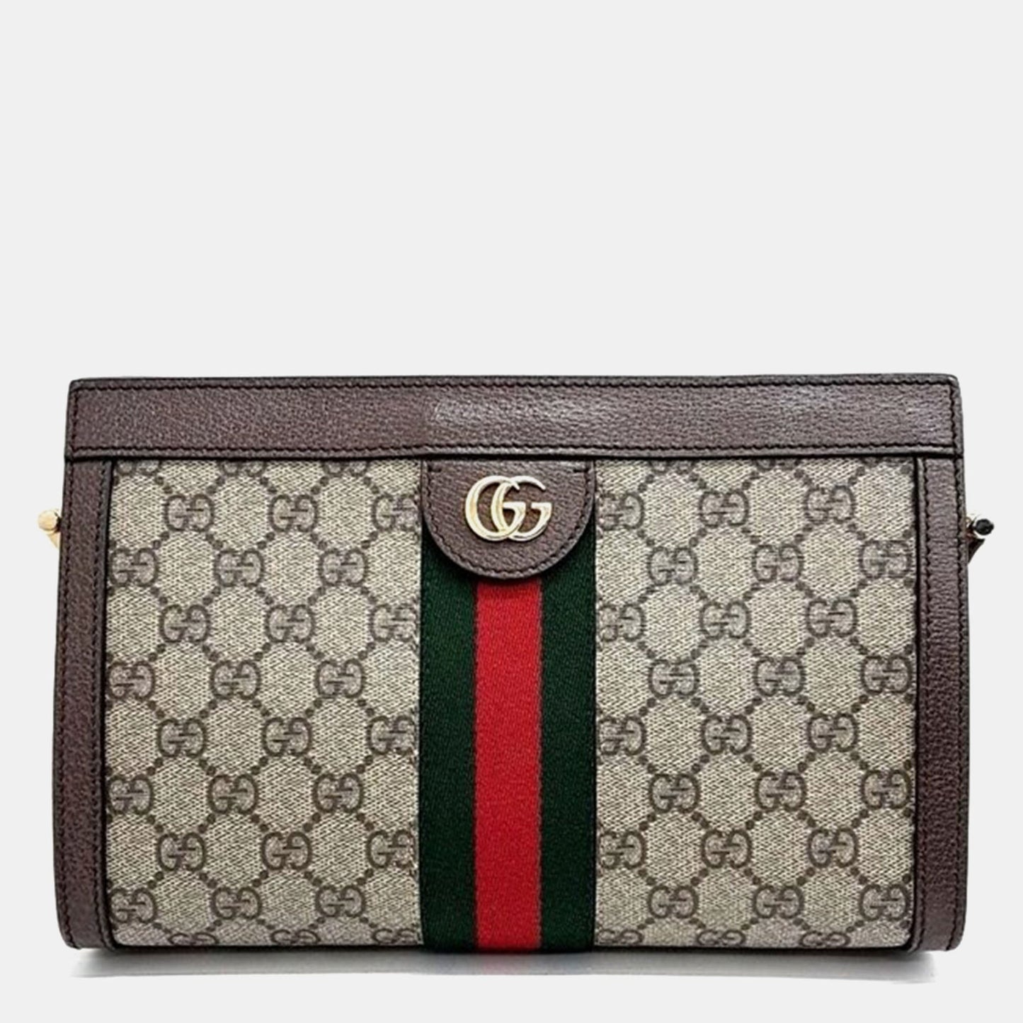 Luxury Gucci Trending 2025 Beige Leather Ophidia GG Supreme Shoulder Bag
