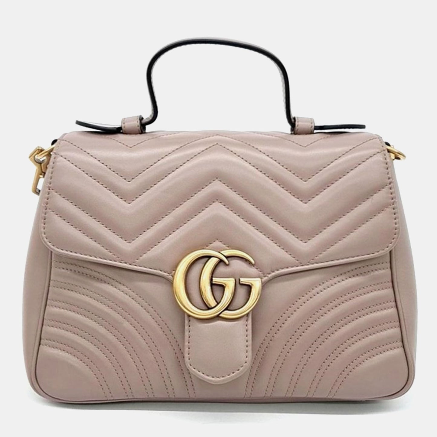 Luxury Gucci Trending 2025 Matelasse Marmont Top Handle Bag