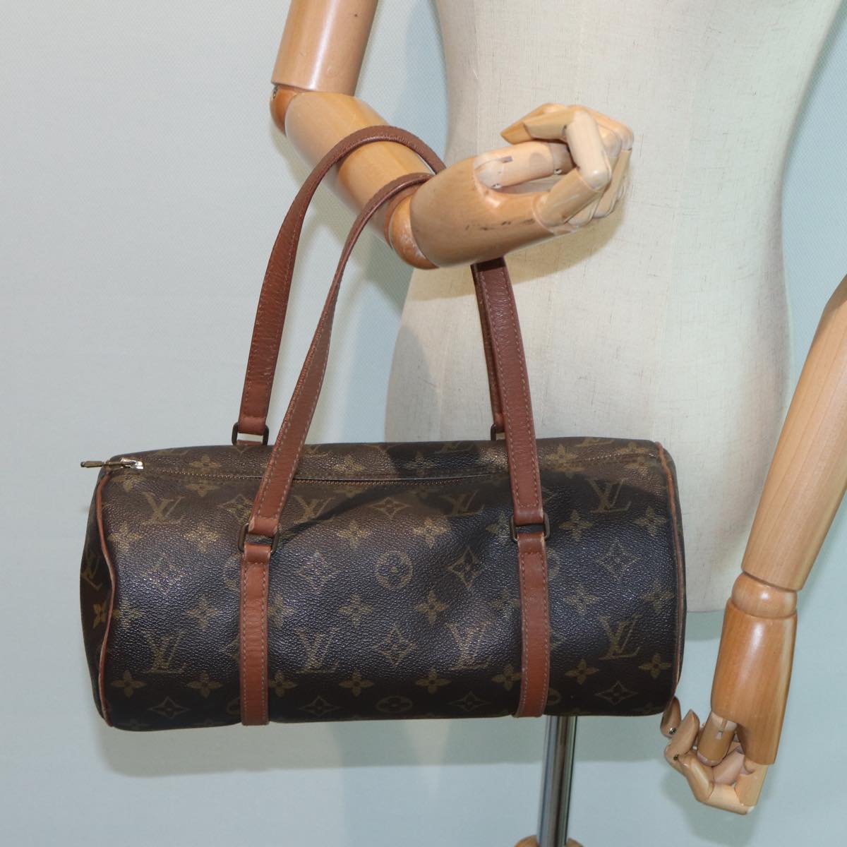 LOUIS VUITTON Monogram Papillon 30 Hand Bag M51385 LV 79349