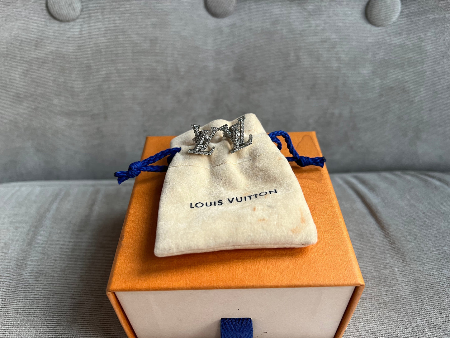 Louis Vuitton Iconic Earrings Palladium (RRP £385)