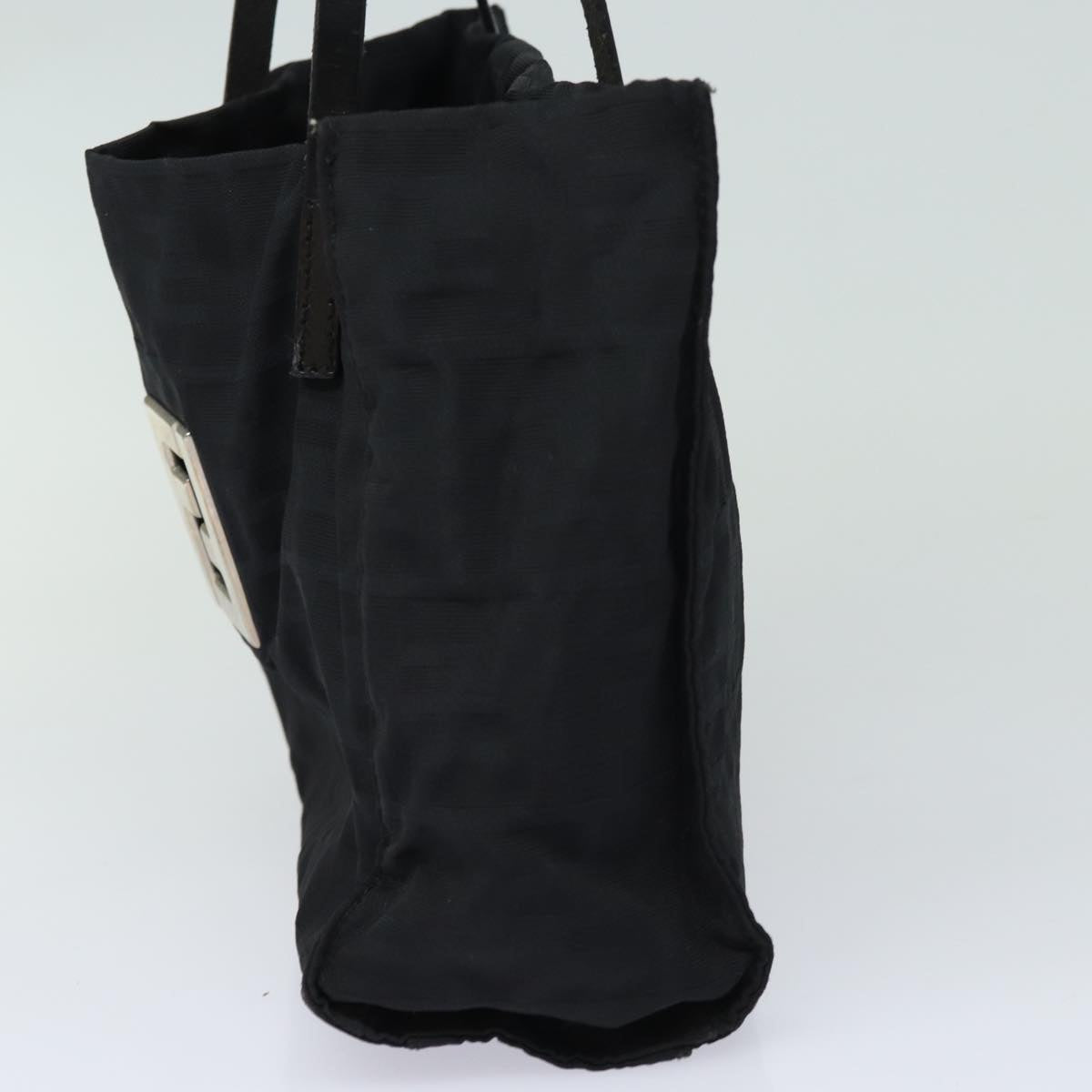Luxury Fendi Zucca Canvas Tote Bag Black79458