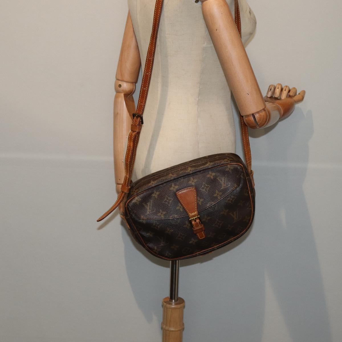 LOUIS VUITTON Monogram Jeune Fille MM Shoulder Bag M51226 LV 79890