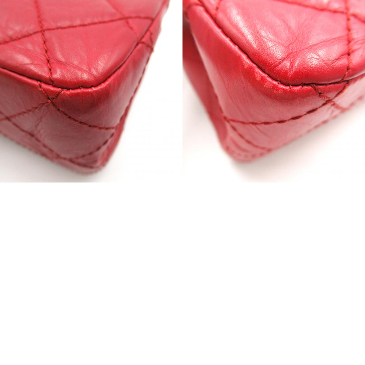 CHANEL 2.55 Chain Shoulder Bag Red 2.55 Chain Shoulder