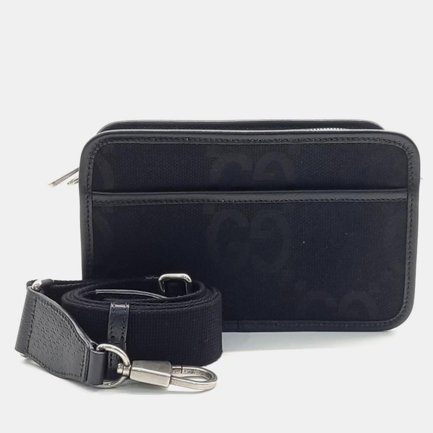 Luxury Gucci Trending 2025 Black Jumbo GG Mini Shoulder Bag