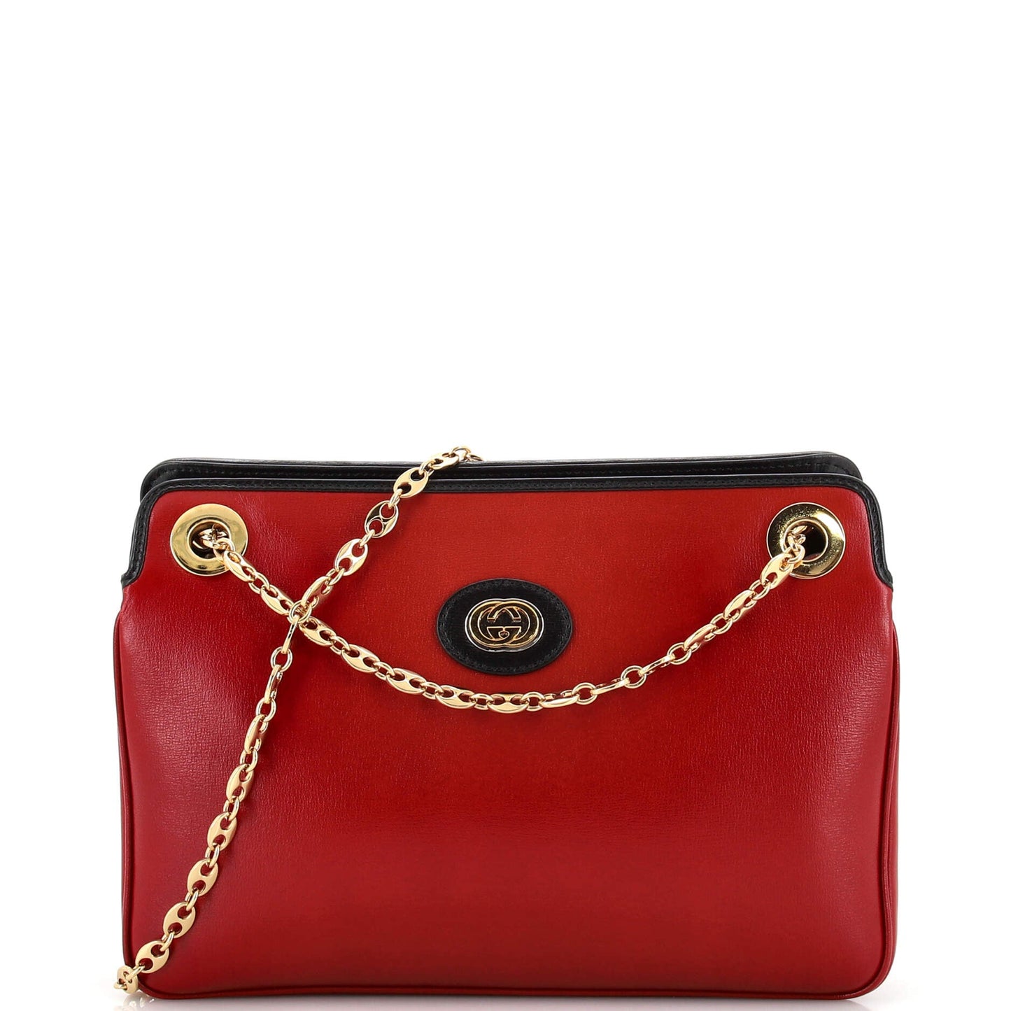 Luxury Gucci Trending 2025 Marina Chain Shoulder Bag Leather