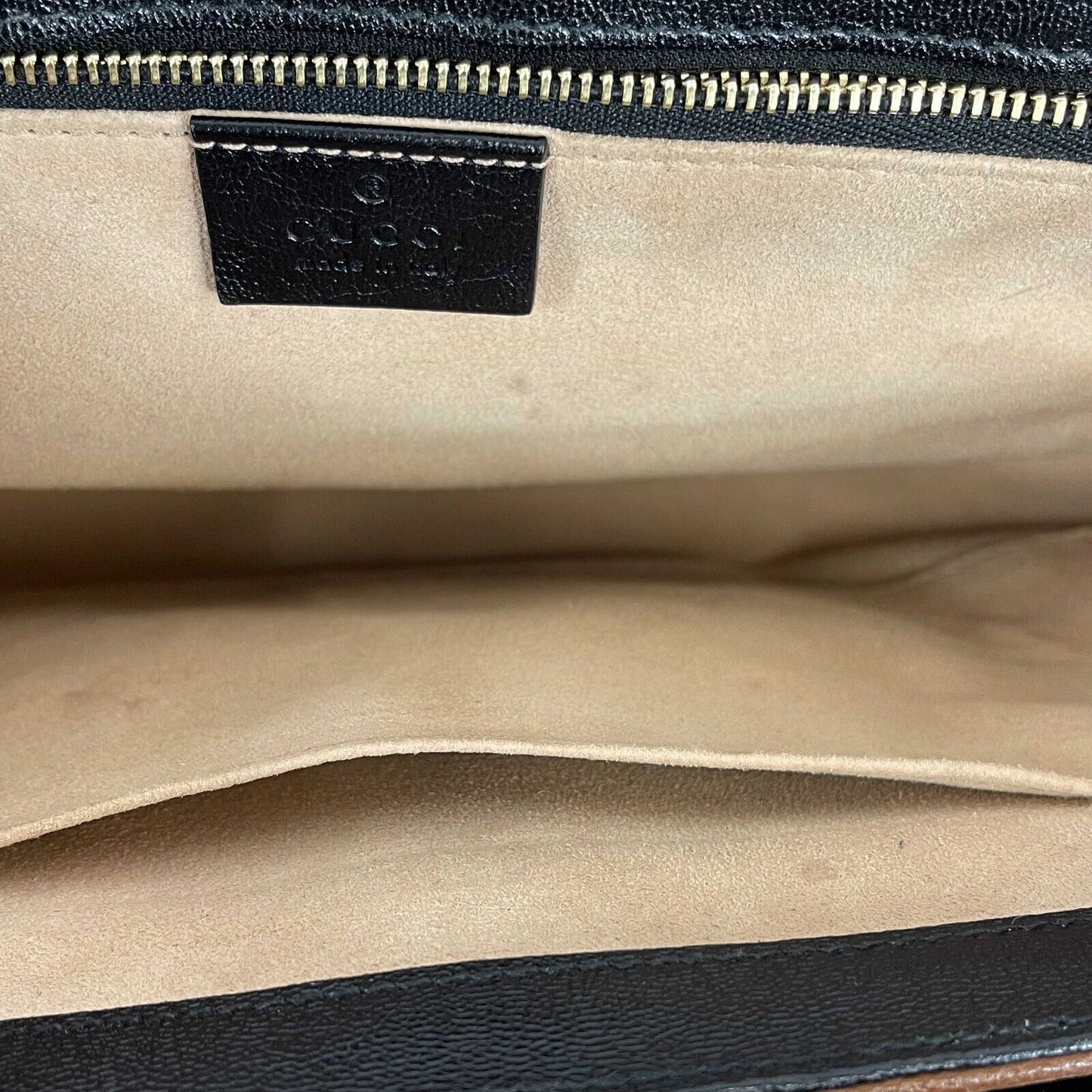 Luxury Gucci - Padlock Mini Monogram Brown Top Handle - Crossbody / Shoulder Bag