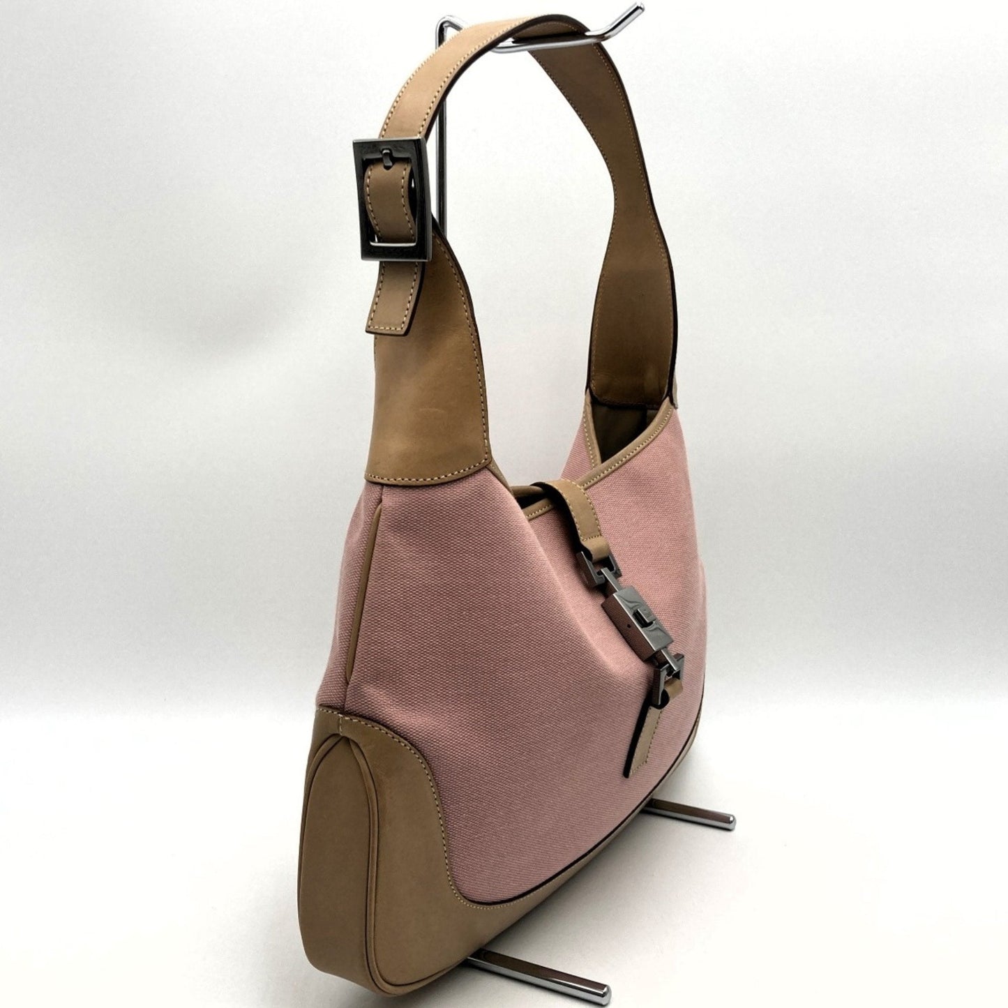 Luxury Gucci Trending 2025 Jackie Canvas Shoulder Bag ()