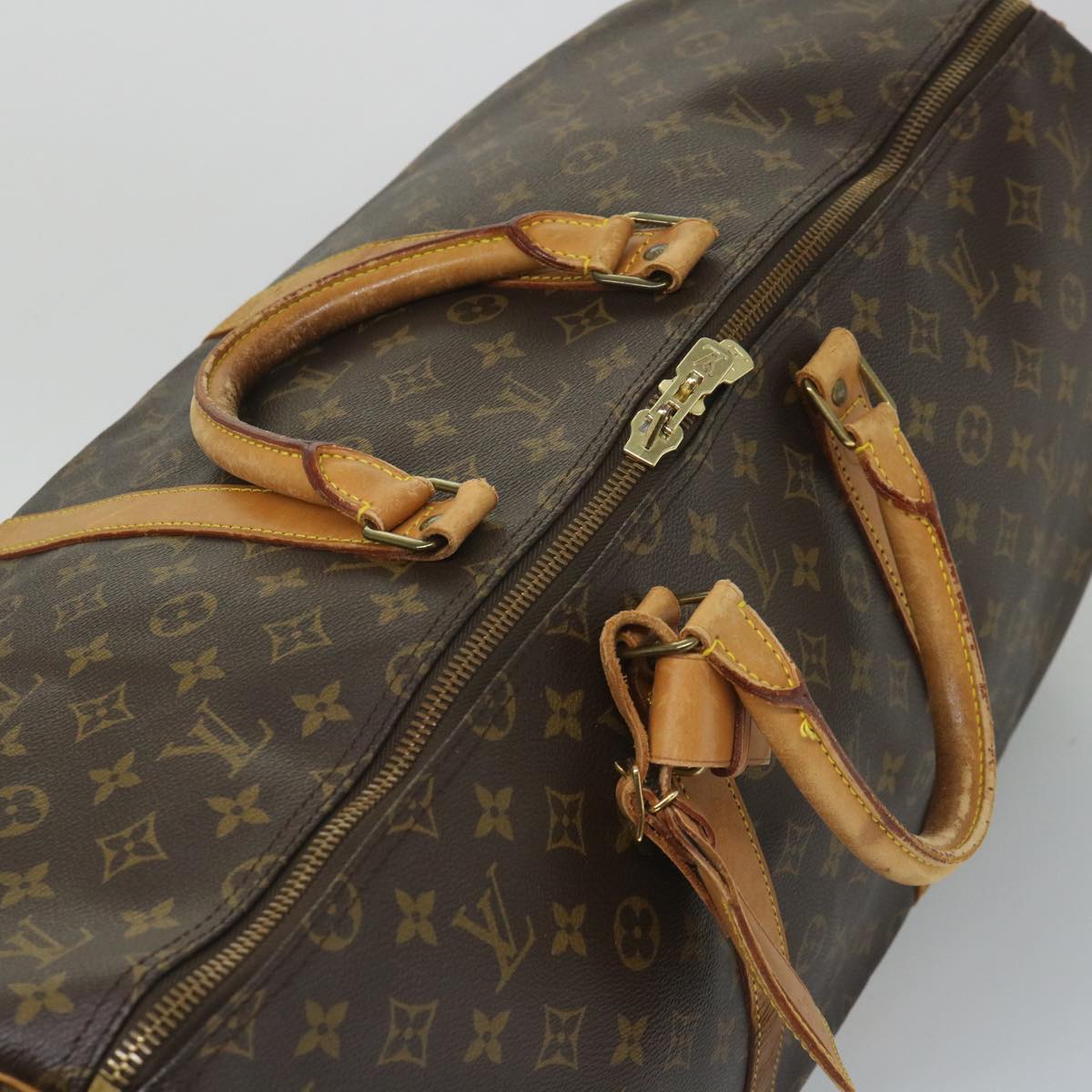 Louis Vuitton Keepall 55 Canvas Travel Bag ()