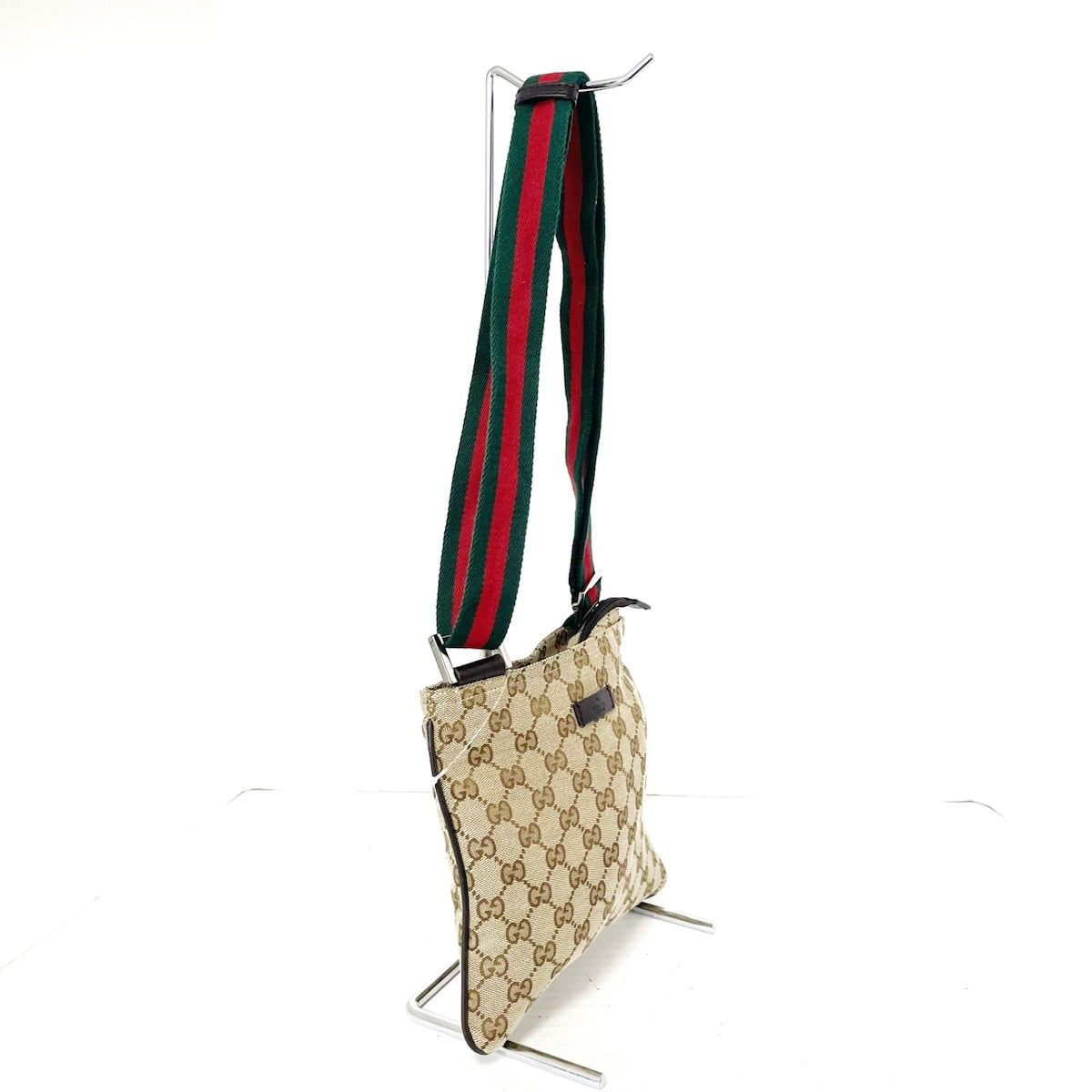 Luxury Gucci Trending 2025 Gg Pattern Leather Shoulder Bag ()