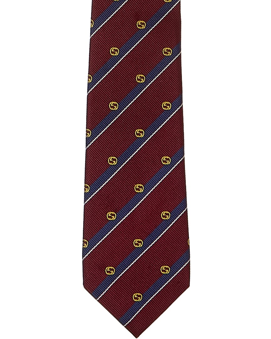 Gucci Binari Silk Tie