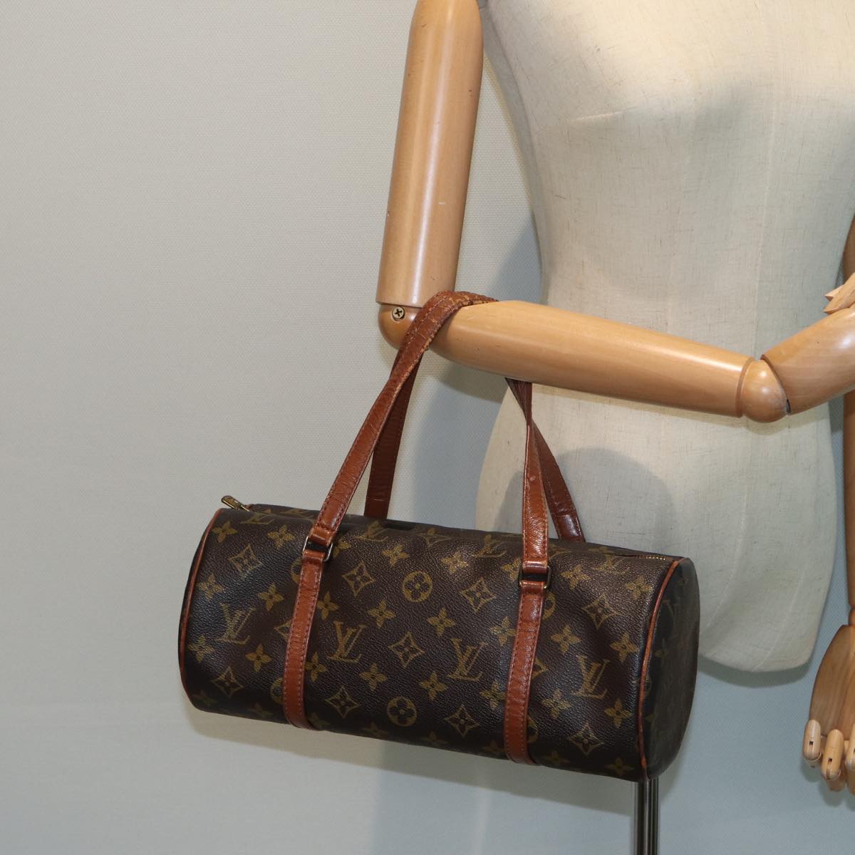 LOUIS VUITTON Monogram Papillon 30 Hand Bag M51385 LV 81092