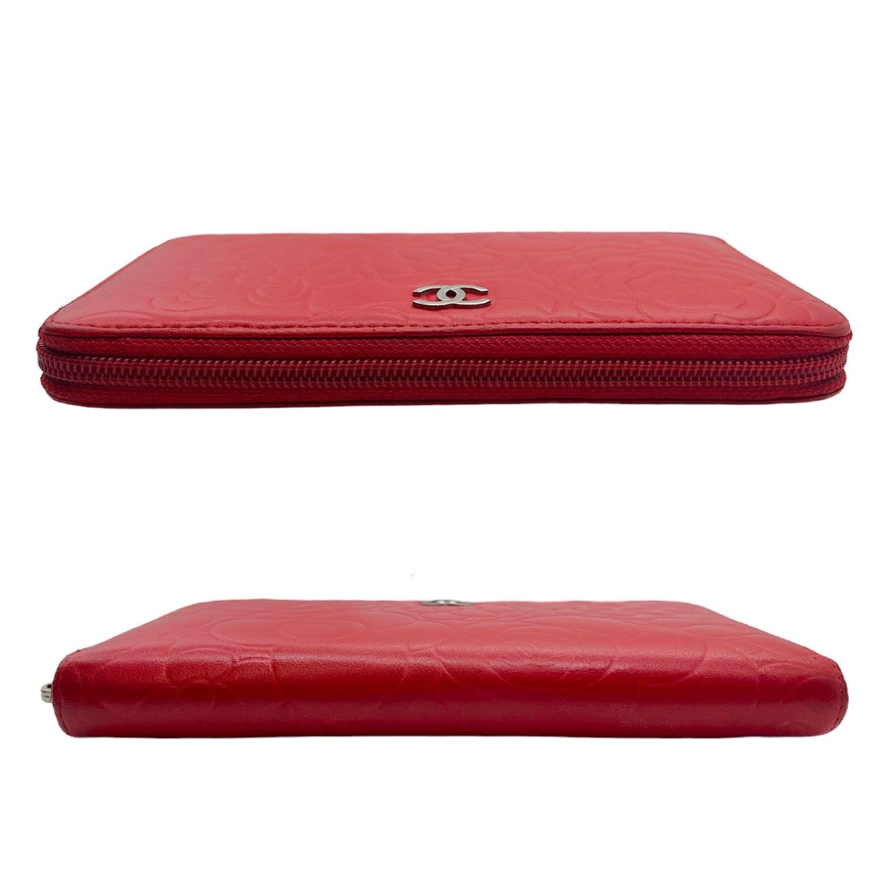 Luxury Chanel Red Camellia Wallet