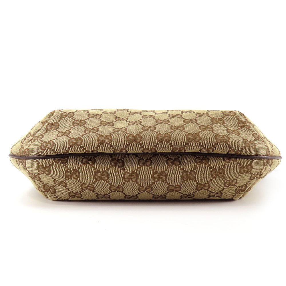 Luxury Gucci Trending 2025 GG Canvas Leather Shoulder Bag 181092