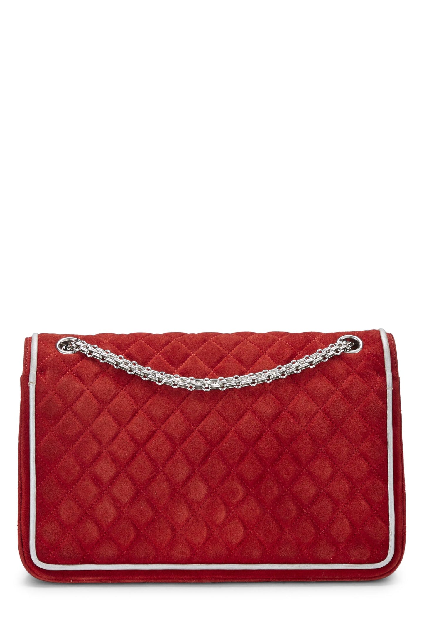 Chanel, Red Quilted Suede 2.55 Reissue Flap 226, Red