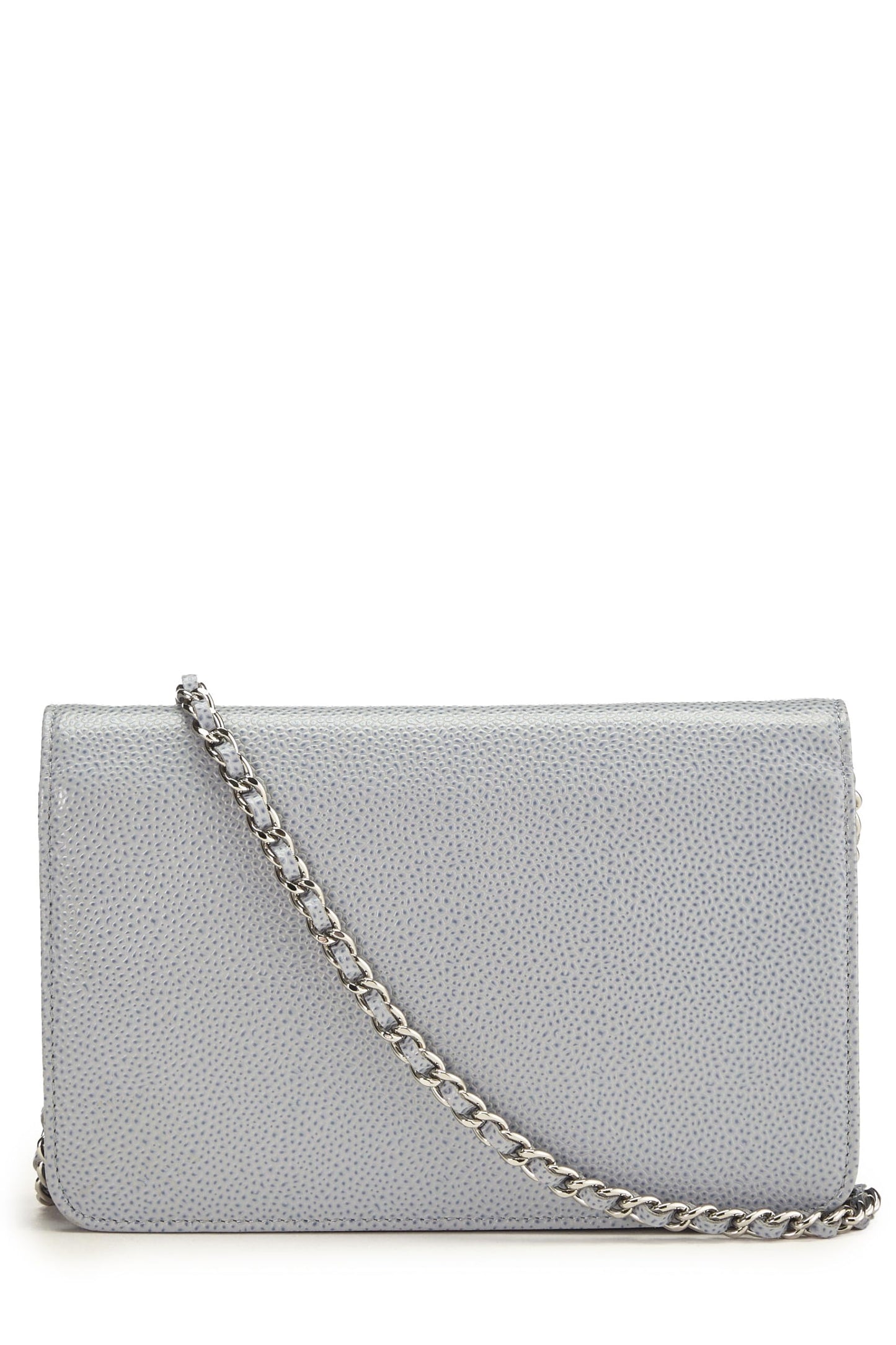 Chanel, Blue Caviar Timeless Wallet on Chain (WOC), Blue