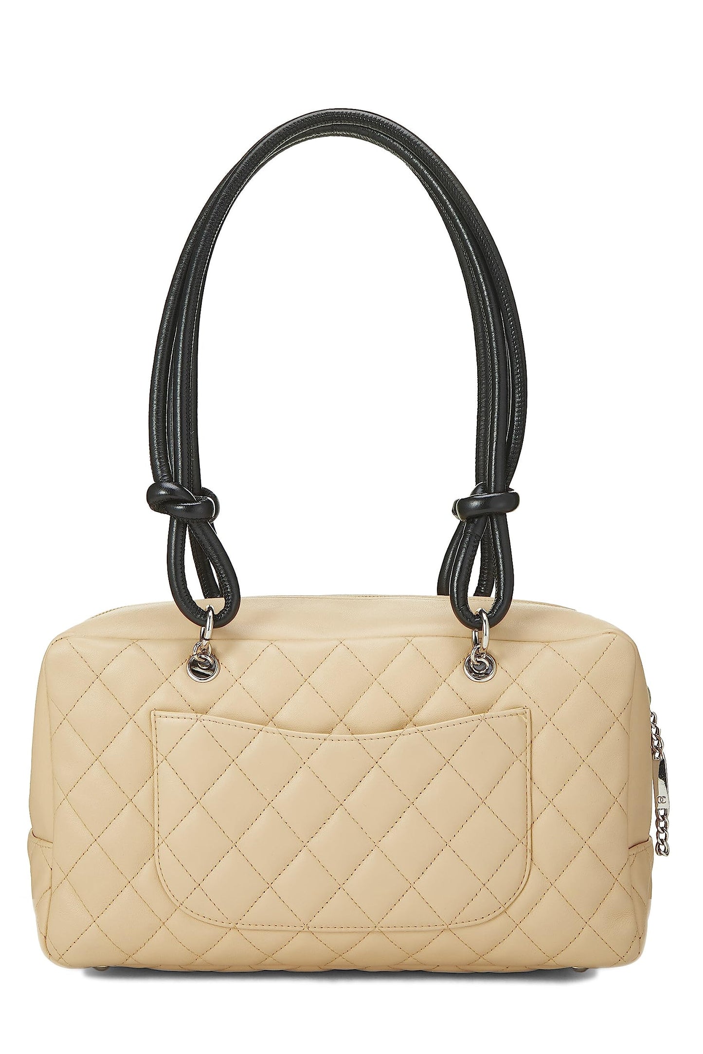 Chanel, Beige Calfskin Cambon Ligne Bowler, Beige