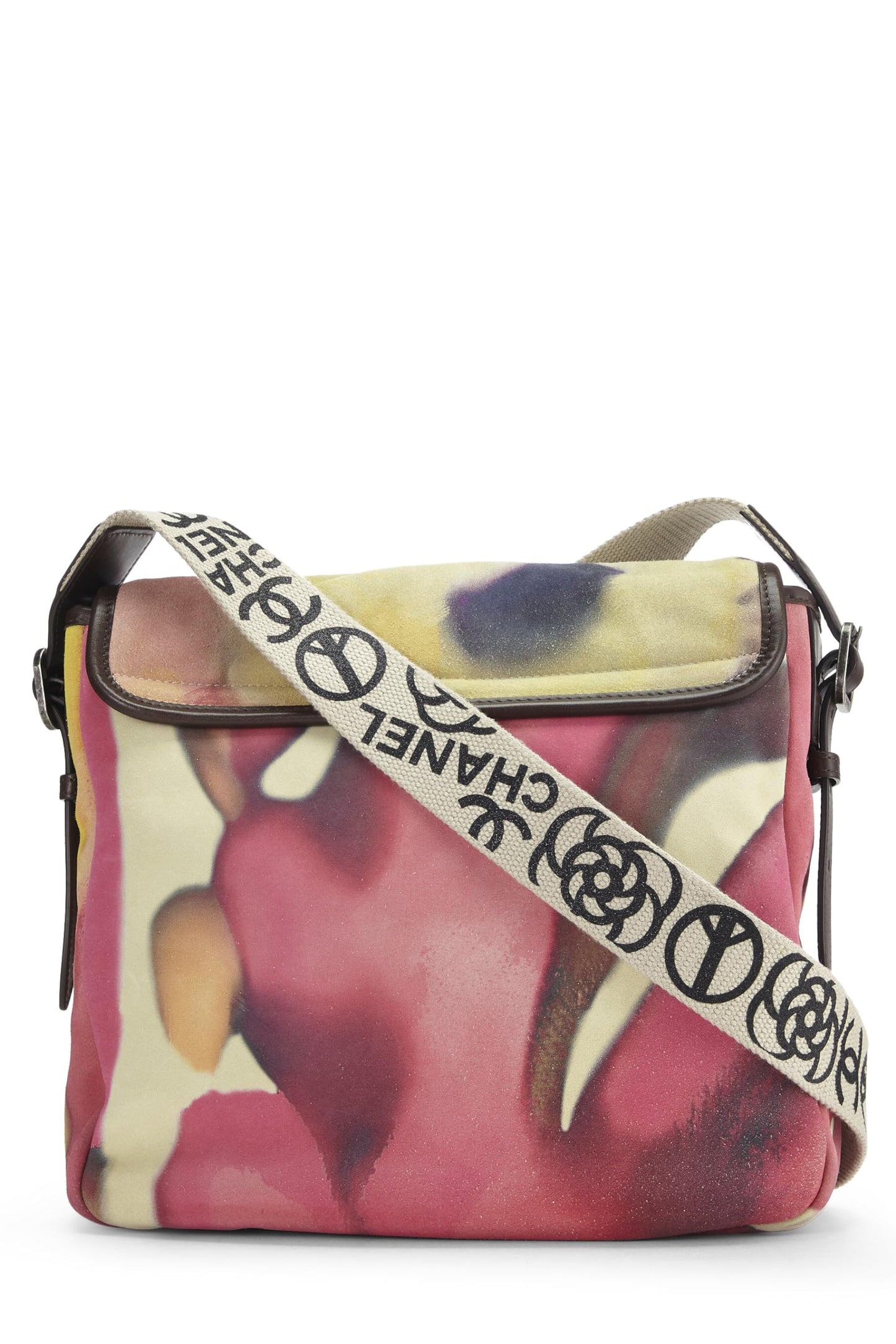 Chanel, Multicolor Suede Flower Power Messenger, Multi