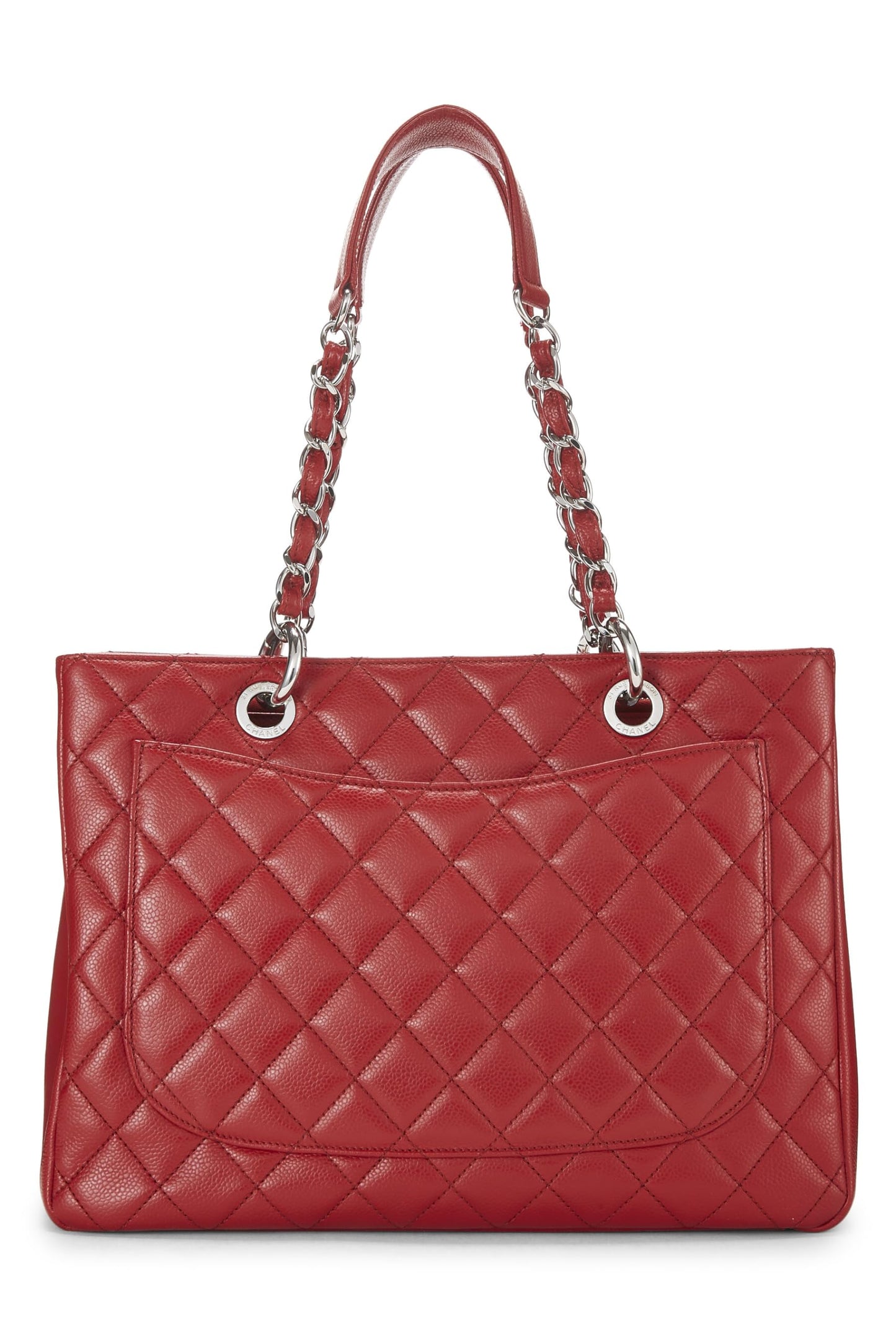 Chanel, Red Caviar Grand Shopping Tote (GST), Red