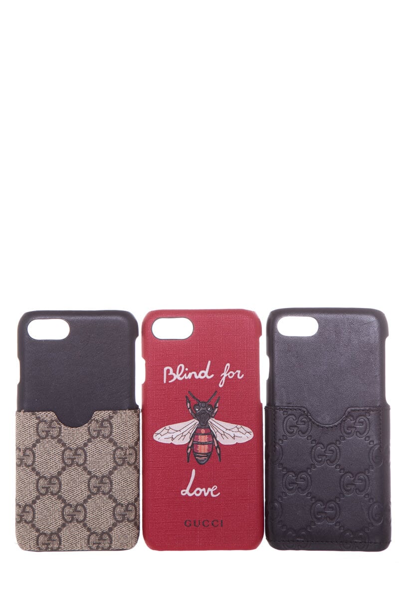 Luxury Gucci Monogram Phone Case Trio