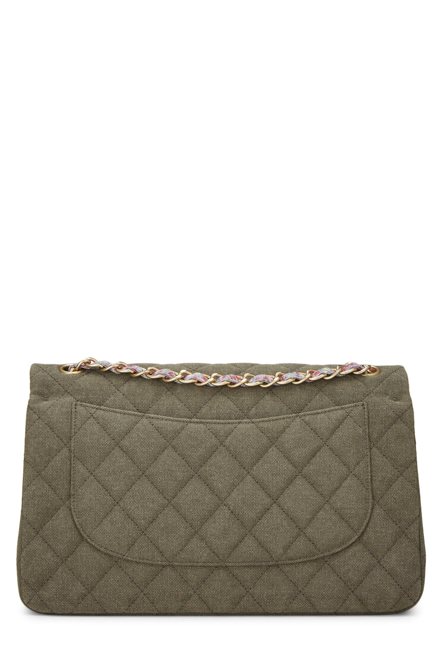 Chanel, Paris-Cuba Green Quilted Charms Classic Double Flap Jumbo, Green