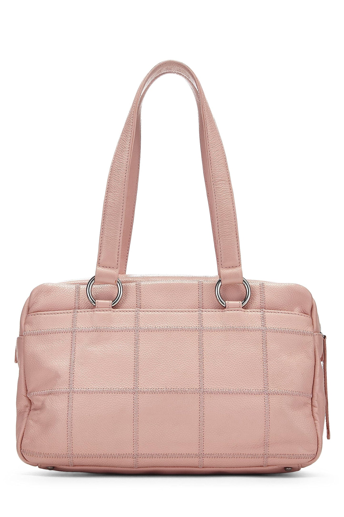 Chanel, Pink Soft Caviar Chocolate Bar Boston Bag, Pink
